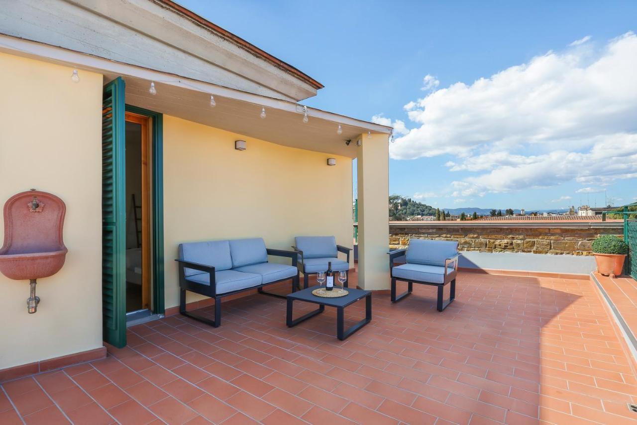 Penthouse With Big Terrace In Oltrarno Lejlighed Firenze Eksteriør billede